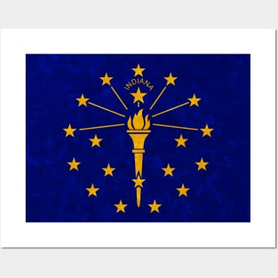 State flag of Indiana Posters and Art